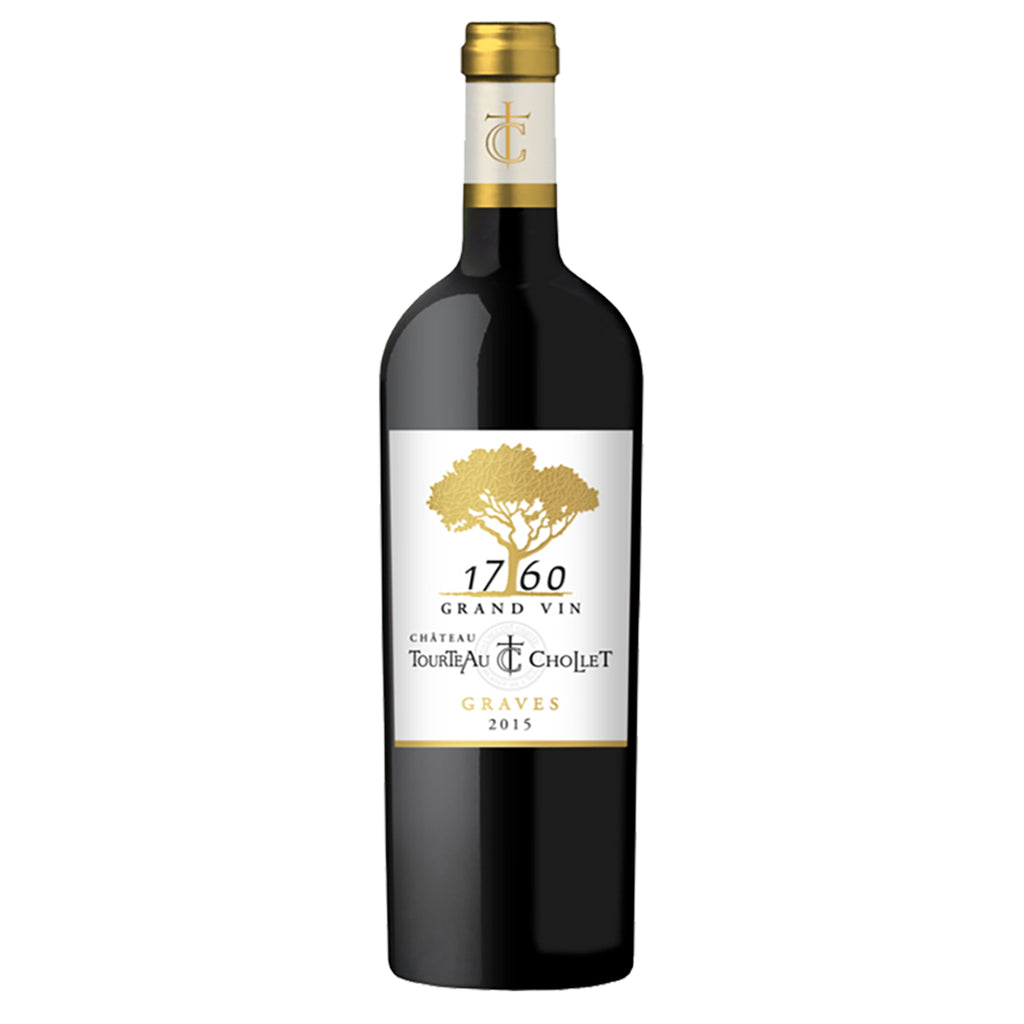 Red Wine Graves Rouge 2015-Chateau Tourteau Chollet