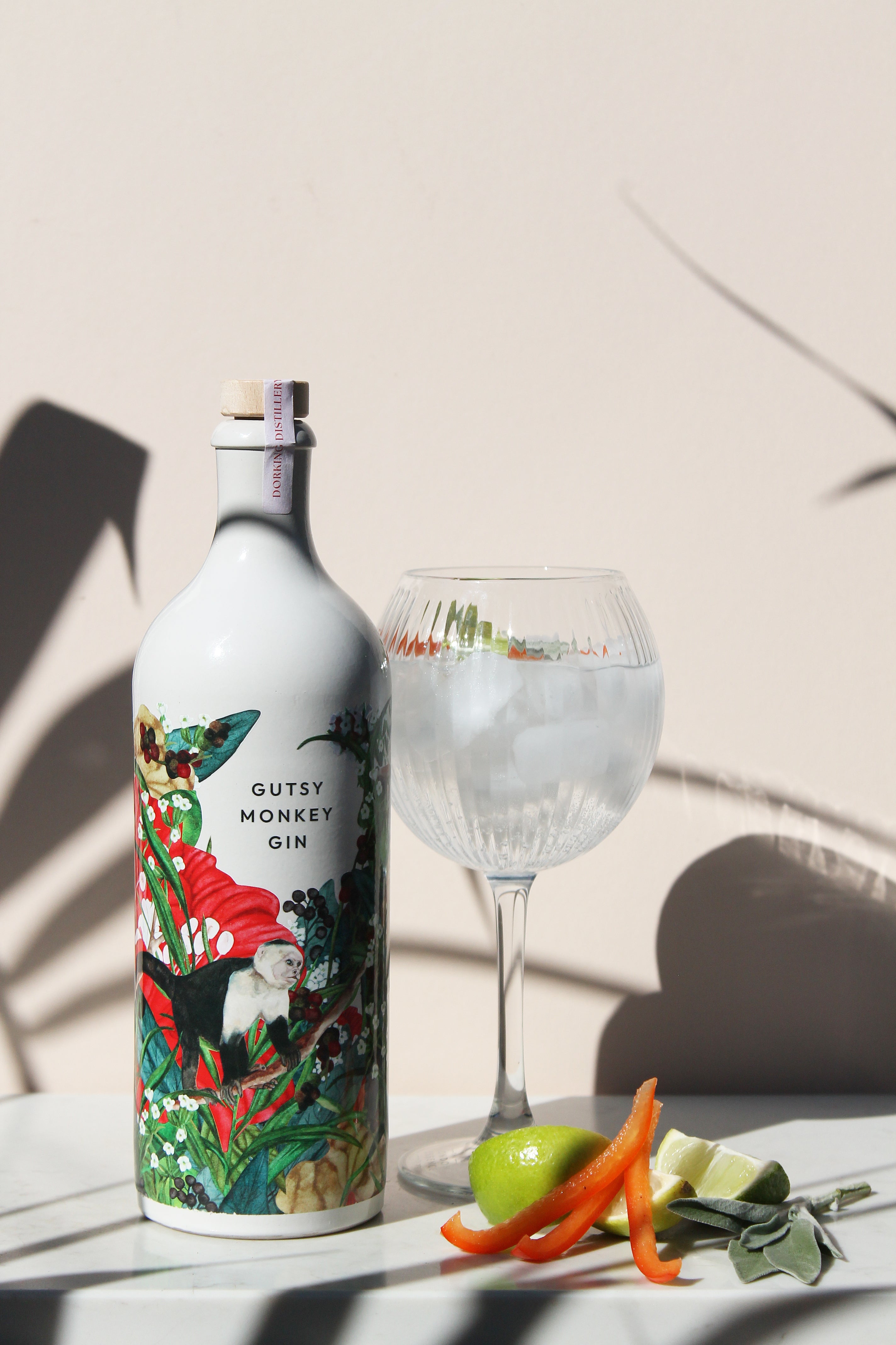 British Gin Gutsy Monkey | Dorking Distillery | Bold, Spiced & Full-Bodied