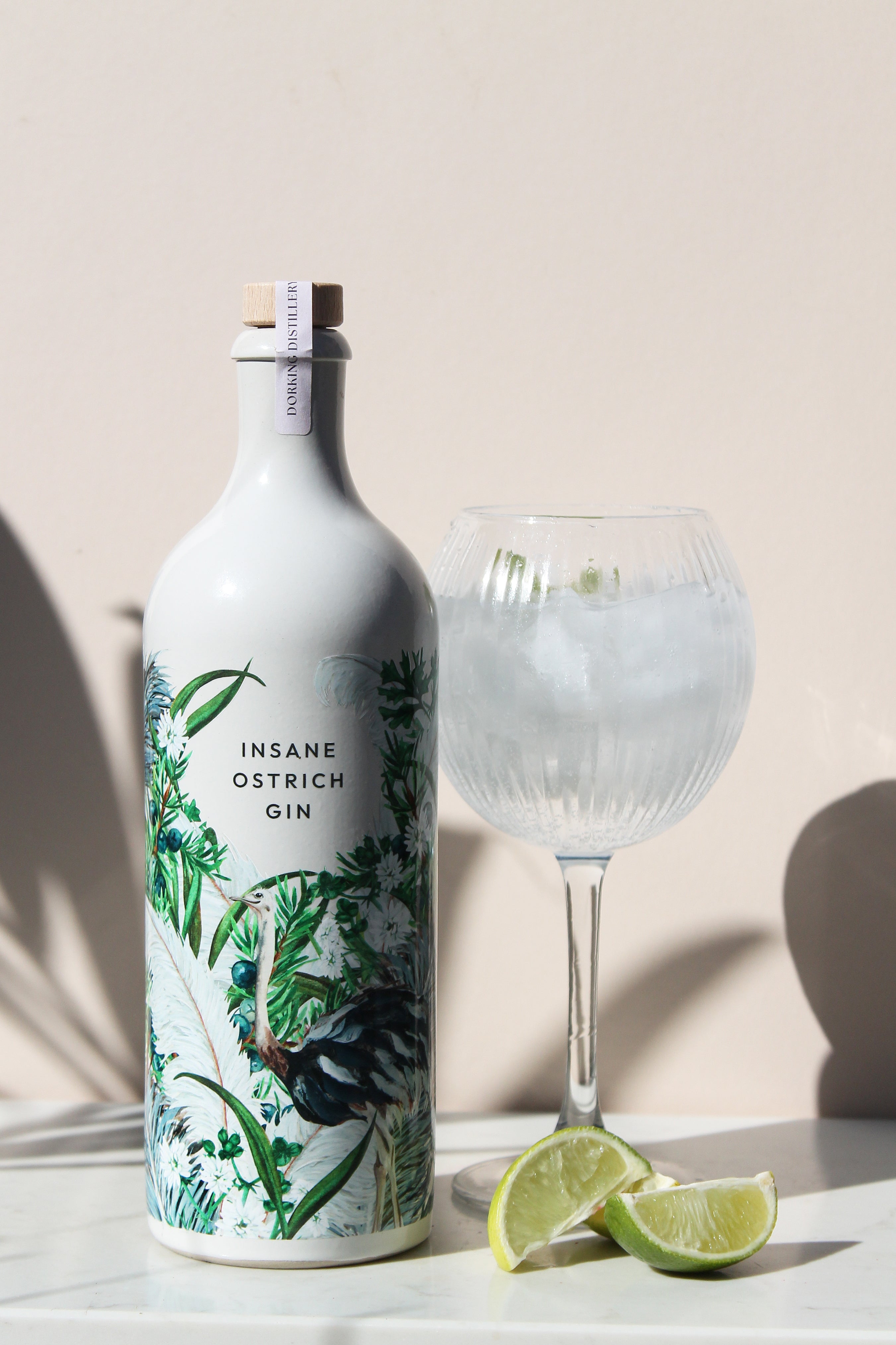 London Dry Gin Insane Ostrich | Dorking Distillery | Classic, Citrusy & Juniper-Led