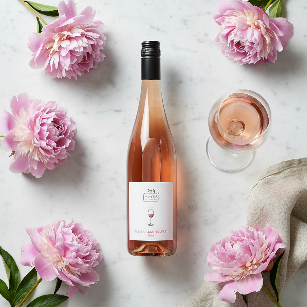 Alcohol-Free Rosé Lifestyle Shot