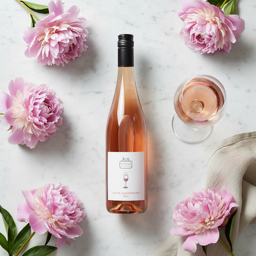Alcohol-Free Rosé Lifestyle Shot