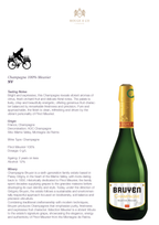 Champagne 100% Meunier-Bruyen