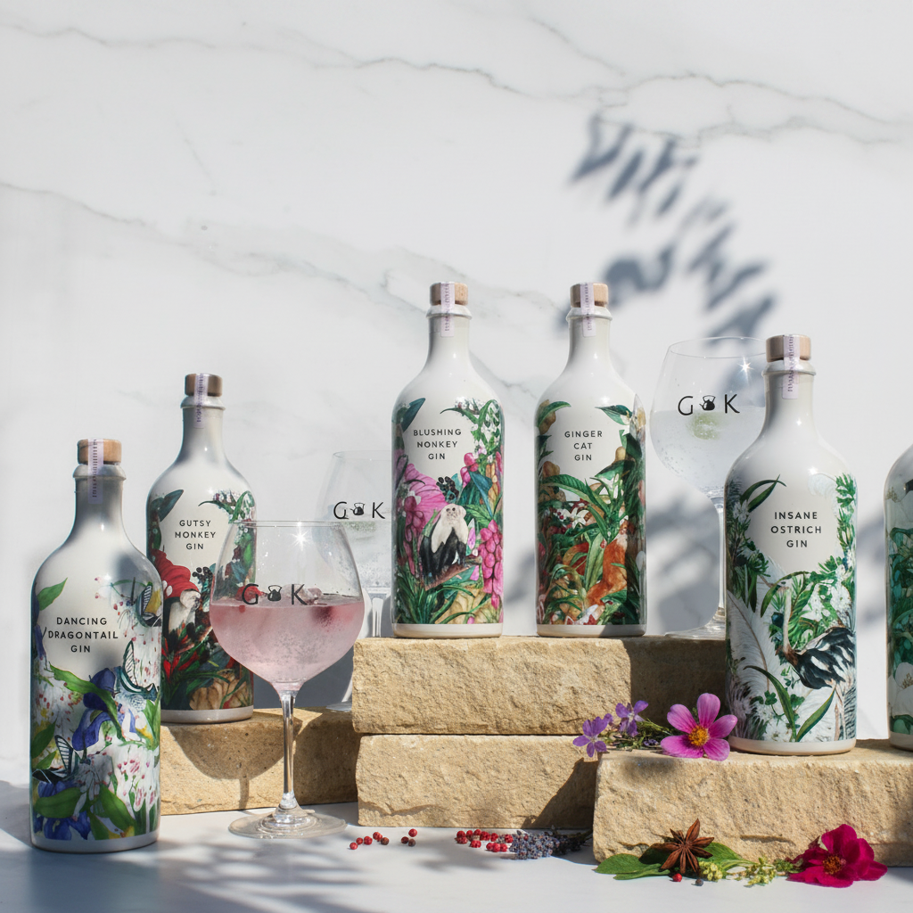 Dorking Distillery Gin Range - Enhanced