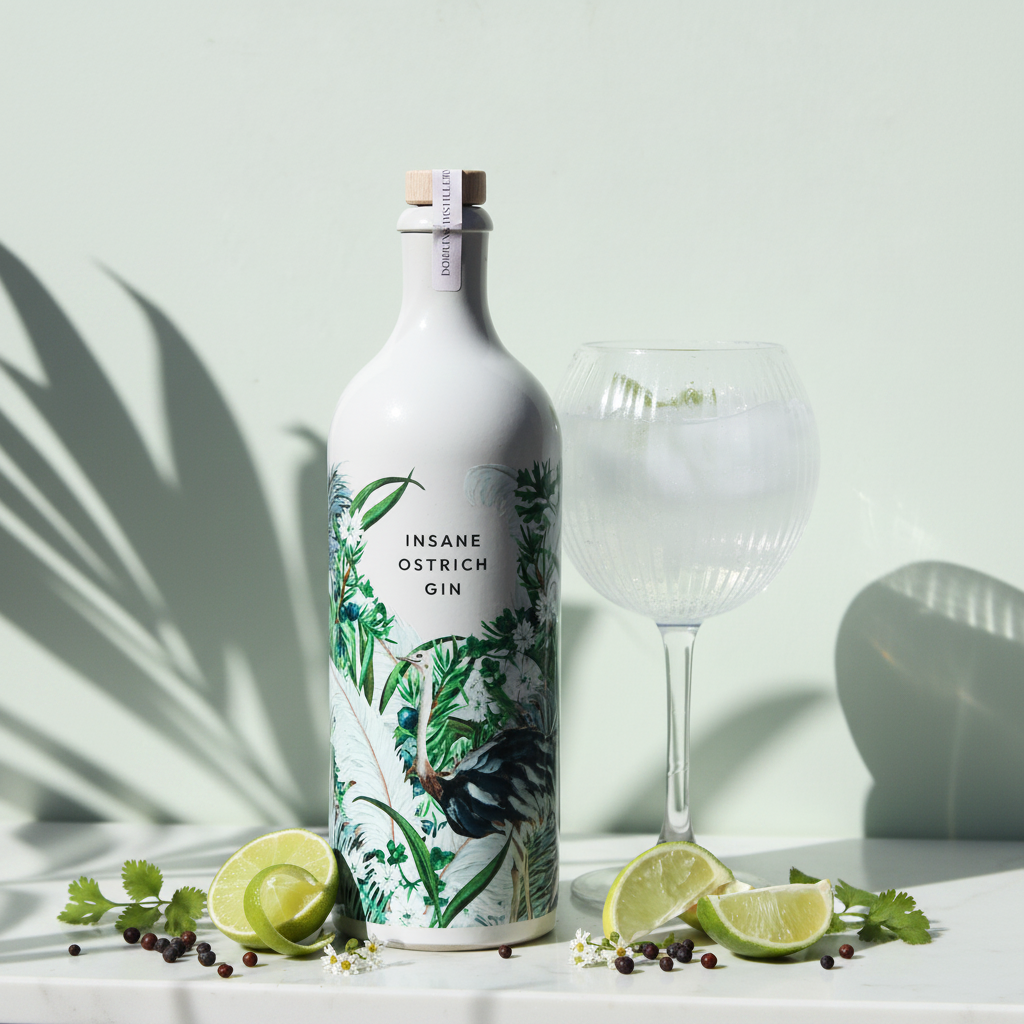 Insane Ostrich Gin — Bright Daylight Square