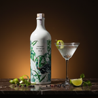 Insane Ostrich Gin — Warm Amber Square
