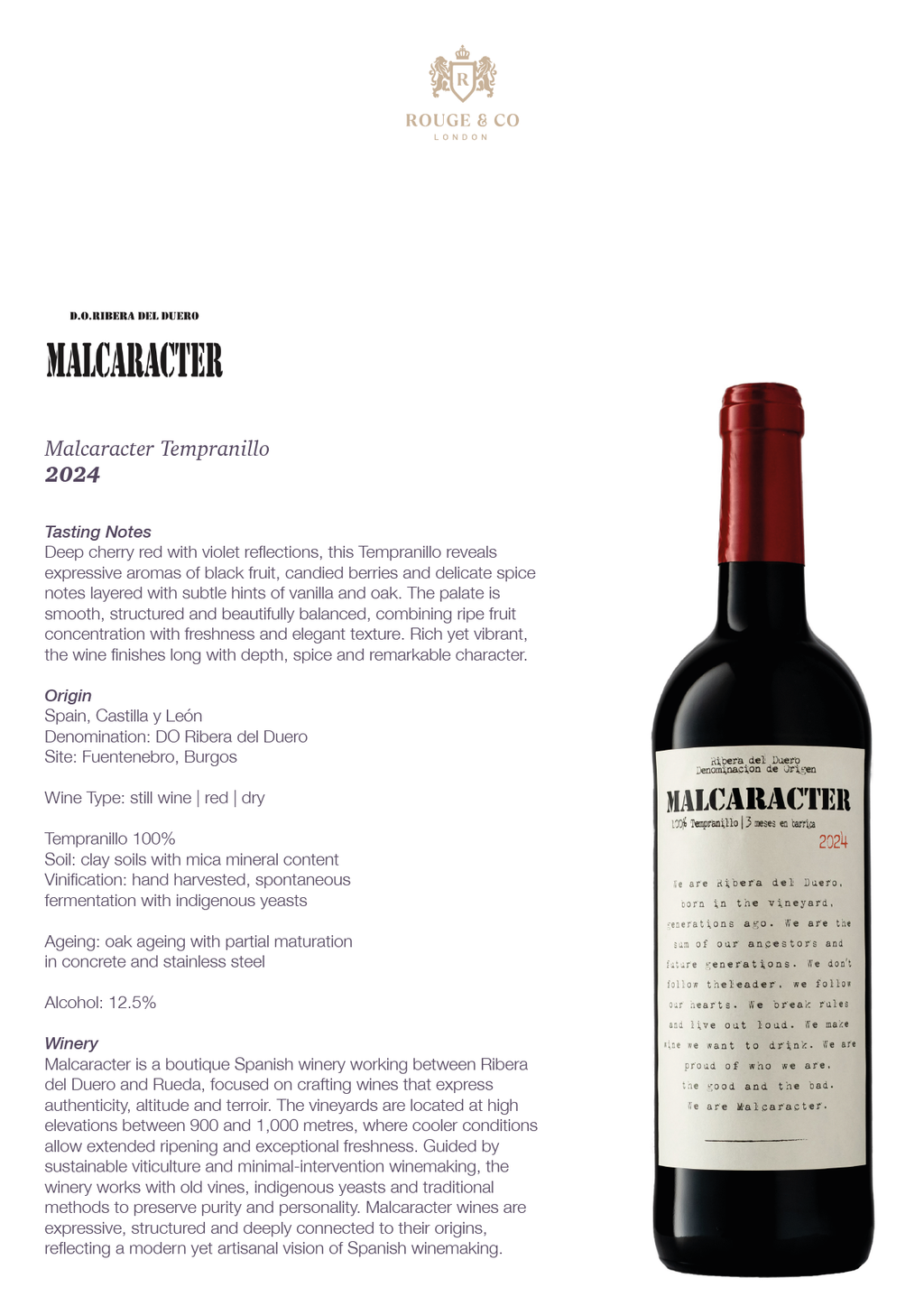 Red Wine Malcaracter-Malcaracter