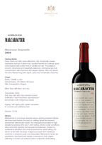 Red Wine Malcaracter-Malcaracter