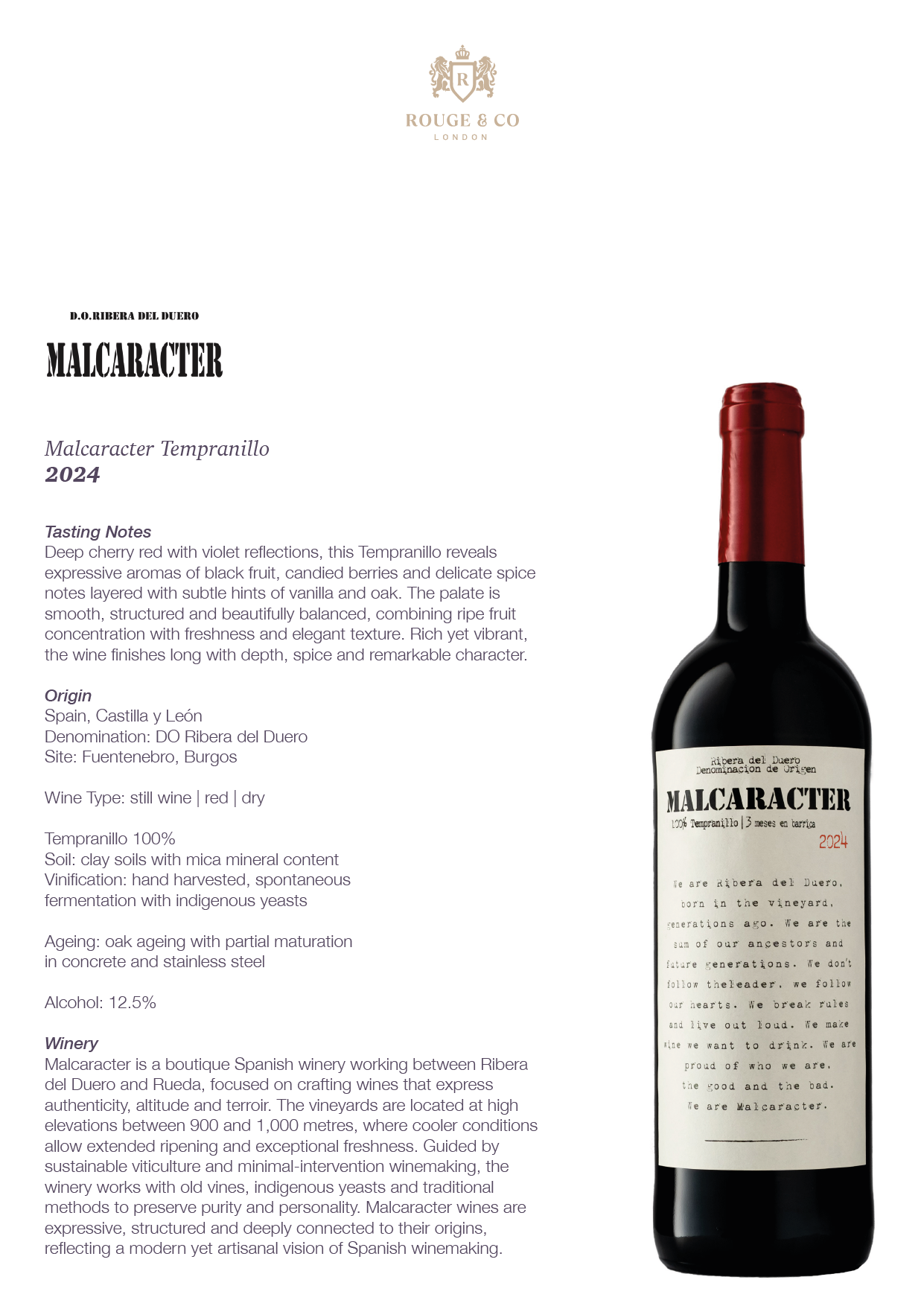 Red Wine Malcaracter-Malcaracter