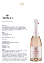 Sparkling Rosé Brut - Eitzinger